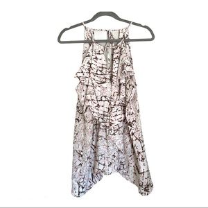 Robbi & Nikki silk halter tank top M